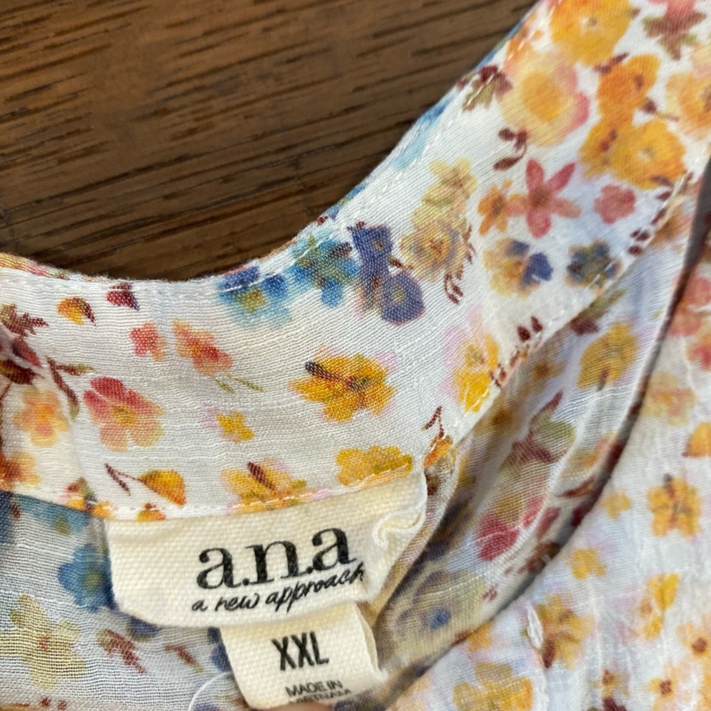 a.n.a Pastel Floral Blouse - Picture 5 of 6